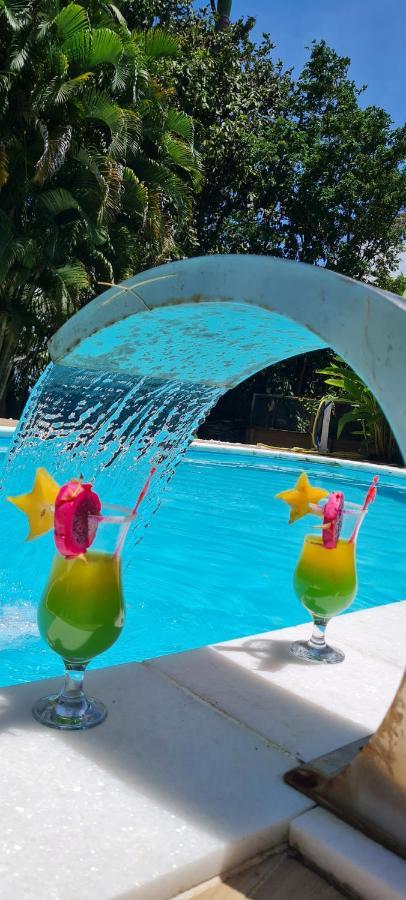 Gite Kaz A Topaze, Piscine, Jardin Tropical Sainte-Rose Bagian luar foto